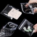 Transparent Small Ziplock Plastic Bags Jewelry Reclosable Storage Bag Packaging Clear PVC Self Sealing Pouches. 