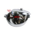 Stainless Steel Hot Pot with Sliding Steel Lid 1.9 Litre. 