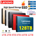 Lenovo New Portable 2TB SSD 4TB 16TB External Hard Drive Type-C USB 3.0 High Speed 8TB External Storage Hard Disks For Laptops. 