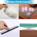 1/10Pcs 20/30/35Mm Transparent Thicken PVC Double Sided Round Vacuum Table Suction Cups/Household Lightweight Non-slip Glass Sucker Pads Without Trace. 
