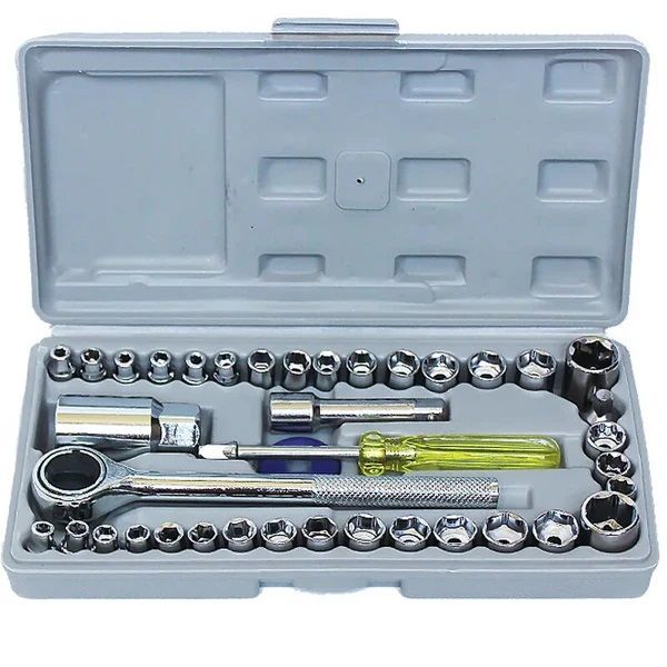 40%20pcs%20Multifunction%20Ratchet%20Wrench%20Spanner%20Tools%20Kit%20-%20Combination%20Socket%20Wrench%20Tool%20Pana%20Set%20%E2%80%93%20HIGH%20QUALITY%2040%20pieces%20Hand%20toolkit%20Goti%20Set%20Screwdriver%20Set%20-%20Multipurpose%20Aiwa%20Screw%20driver%20-%20Stainless%20Steel%20sockets%20Wrenches%20for%20Repairing%20Car%20Bike%20Cycle%20-%20Image%202