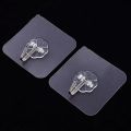 Pack of 10- Adhesive Suction Cup Hooks (10kg) stick hook Heavy Duty Sticky Wall & Ceiling & Door Nail Free Clear Hook for Bathroom and Kitchen No Scratch Waterproof and Oilproof Sticker. 