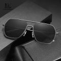 LouisWill Sunglasses Large Frame Double Beam Sunglasses TAC Polarized Sunglasses Unisex Fashion Sunglasses Driving Glasses Sunglasses Fashion Personality Sunglasses UV400 Protection Clean Vision for Men Women. 