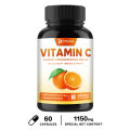 Pslalae Vitamin C Supplement with Elderberry and Citrus Bioflavonoids, Children's Immune Booster Supplement, Vitamin C Capsules. 