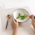 Kids Place Mat Square Shape Heat Insulation Silicone Kitchen Kids Dinner Mat for Home. 