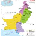 Pakistan Political Map Panaflex Poster Educational Chart School Office Decoration. 