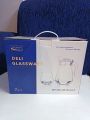 7 PCs Glass  Water Set  1-Jug + 6-Glass | Deli Glassware. 