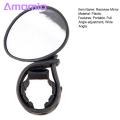 Amamia Handlebar Mirror Full Angle Adjustment Compact Size Cycling Rear View Mirror. 