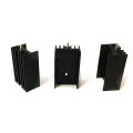 10 Pcs 21x1mm Black Aluminum Heat Sink for TO-220 Mosfet Transistors. 