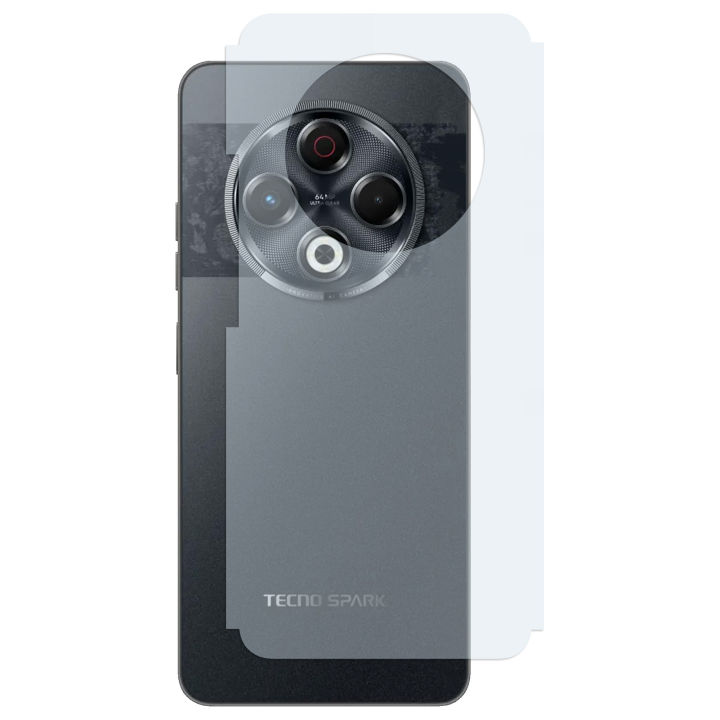 Tecno Spark 30 Flexible Matte Soft Skin Protector for Back Panel For Spark 30