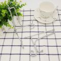 1 METAL CHROME Easel Display Stand - IMPORTED STAND for Resin Plaque - Coaster Stand - Plate Display Stand - Decorative Display stand | calligraphy stand | canvas stand. 