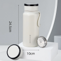 Imported 1000ML / 1200ML / 1500ML Stainless Steel Yes Water Bottle Double Walled Vaccum Flask Hot and Cold Thermos Water Bottle. 