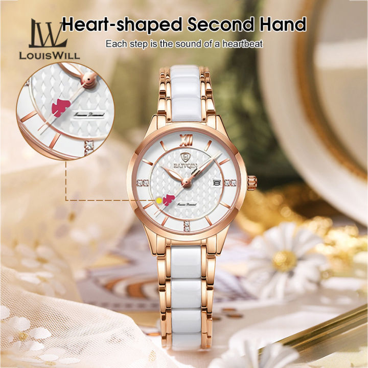 LouisWill%20Ladies%20Fashion%20Watch%20Retro%20Quartz%20Watch%2030M%20Waterproof%20Watch%20Ceramics%20Thin%20Strap%20Watch%20Roman%20Numerals%20Dial%20Watches%20Luxury%20Design%20Watch%20Wristwatch%20with%20Calender%20Luminous%20Pointers%20-%20Image%204