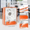 New Rechargeable Mini USB Mist Fan with LED Light and Humidifier Spray, Quiet Oscillating Table Fan with 3 Speeds and 7-Color Night Light. 