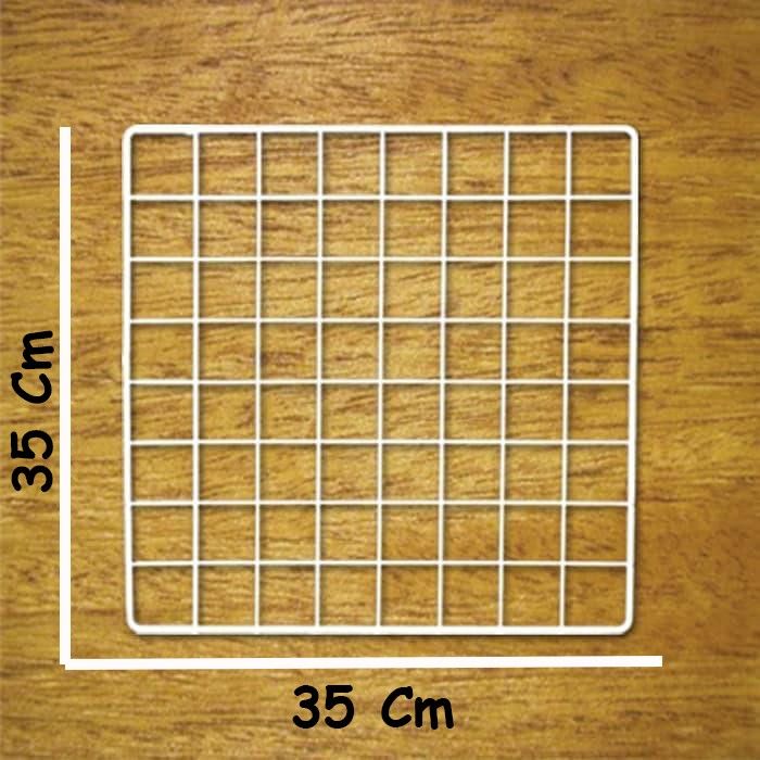 Metal Mesh Grid Panel Photo Wall Decor Art Display for Home with Easy Installation
