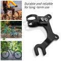 2 【Footprint】 【Hot Sale】 Isinplay Bicycle Disc Brake Modification Bracket Frame Adapter Mounting Holder Mountain Bike Disc Brake Converter V Brake Rack Disc Outdoor MTB Accessories. 