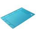Anti-static ESD Soldering Silicone Mat Heat-Resistant Work Pad For Soldering Iron Soldering Station Repair Desoldering Platform V42. 