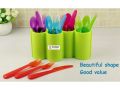 Multipurpose Cutlery Box - Kitchen Accessories Modern Spoon Stand Holder - Dinnerware Plastic Spoon Rest Fork Stand Knife Box - 5 Section Cutlery Holder Plastic Stand. 