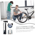 Bicycle Air Pump, High Quality Pump with Air Pressure Meter, Portable AIR Pump foot pump mini pump with Dual Nozzle Pump for Car, Threewheel, Bike and Bicycle Tyre and Ball, Balloon. 