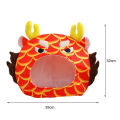 Warm Chinese Dragon Hat Soft Warm Chinese Dragon Plush Hat for Cosplay New Year Costume Chinese Dragon Hat. 