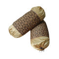 Gao Pillow cover pack of 2 golden round traditional side cushion ideal for floor sittings Ultimate Comfort for Blissful Rest king size without filing only cover - gol takiya. 