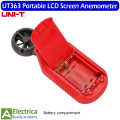 UT363 Handheld Mini Digital Anemometer Wind Speed Measurement Temperature Tester LCD Display Air Flow Speed Wind Level by electrica. 