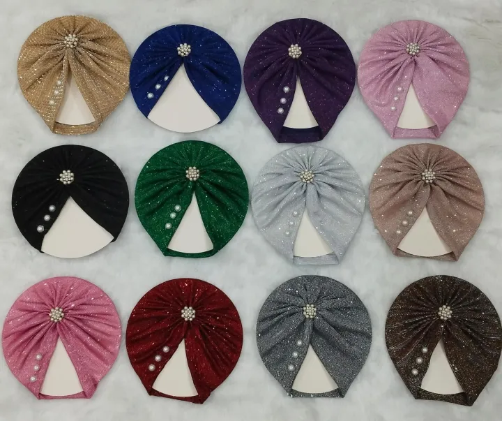 Pack%20Of%208%20Turban%20Baby%20Girl%20Caps%20Bow%20Headband%20Stylish%20Caps%20-%20Image%202