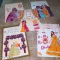 PACK OF 10/8/4/2 Customized Wedding Props in Various Themes, Mehndi/Mayoun/Dholki Props, Customized props, Photo Booth Prop for girls. 