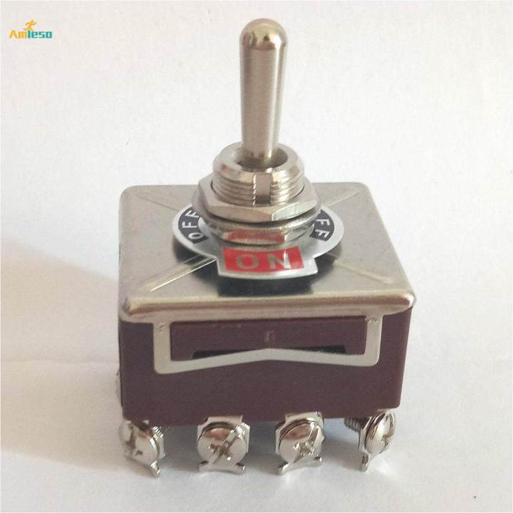 AC 250V 15A/ 380V 10A -ON 12Pin 3 Position 4PDT Rocker Toggle Switch ...