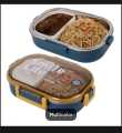 ATN AS Tedemei Stainless Steel Rectangular Insulated Lunch Box with Mini Salad Box- 710 ML. 