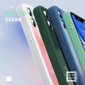 Itel P37 Pro/Vision 2 Plus Watercolor Gradient Liquid Soft Square Silicone Phone Case Shockproof Protection Rubber Casing. 