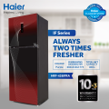 Haier 16 Cu Ft-Digital Inverter - HRF-438IFRA - HCS Technology - Digital Control Panel - Turbo Fan - 4 Temperature Sensors - Inverter Compressor - Glass Door - 10 Years Warranty. 