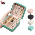 Travel Leather Pocket Jewellery Organizer | Mini-Portable-Travel-Jewelry-Leather-Storage-Box-Organizer | Rs universal store (Mix/Random color). 
