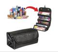 Roll N Go Cosmetic Bag Women Lady Multi-Function Makeup Bag Hanging Toiletries Rolls Up Travel Bag. 