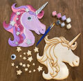 DIY Rainbow Painting Kit A Perfect Gift For kids - Unleash Your Creativity with Craft Activity Includes Clouds, Eagles, Cars, Tractors, Elevators, Monster Trucks, and School Vans. 