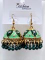 Jhumka Earrings for Girls & Women – Traditional Elegant Pearl Drop Style. 