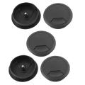 5 Pieces Home Office Desk Table Computer Grommet Cable Wire Hole Cover. 