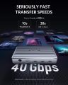 An-ker (A8398) PowerExpand 5-in-1 Thunderbolt 4 Mini Dock, Max 85W Charging for Laptop, Max 15W Charging for Phone, Single 8K@30Hz or Dual 4K@60Hz Display, USB 3.1 Gen 2 Port, for MacBook Pro/Air, and More. 