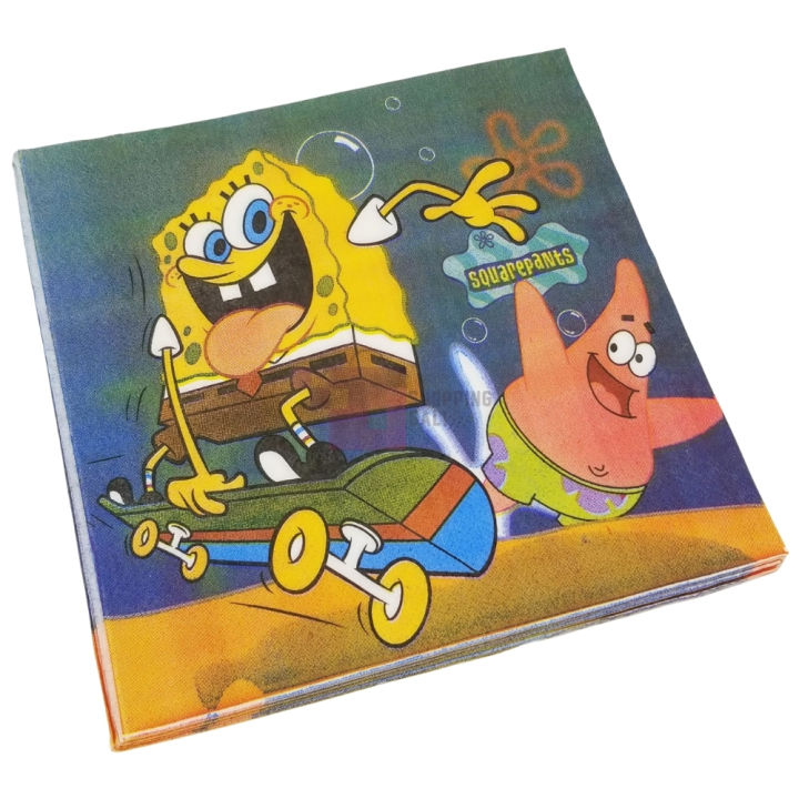 Spongebob Squarepants Napkins - Tissue Paper - Spongebob Squarepants ...