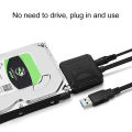 USB 3.0 to Sata 3.5 2.5 Hard Drive Adapter Cable for Samsung Seagate WD HDD SSD. 