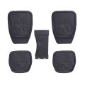 High quality 5 PCS Car  Universal PVC Car floor mat - black. 