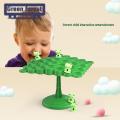 Frog Balancing Tree Game Interactive Frog Balance Tree Game with 50 Chess Punishment Plates Fun Educational Board Game for Kids Parent-child Bonding Toy Southeast Asian Kids Balance Tree Toy. 
