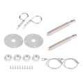 One Pair Car Universal Drawing Type En e Hood Cover Lock Pin Kit Safety Pin. 
