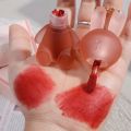 Cute Rabbit Matte Velvet Lip Glaze With Keychain Summer Lovely Bunny Lip Mud Non-stick Cup Red Lip Gloss Korean Makeup Cosmetics. 
