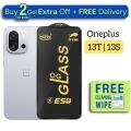 1-5 Pcs - Oneplus 13T / 13S - Premium Quality OG Glass Screen Protector - Extra Smooth touch - With Cleaning Wipe. 