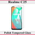 Realme C25 Tempered Glass Screen Protector Premium High Quality Polish Glass For Realme C25. 