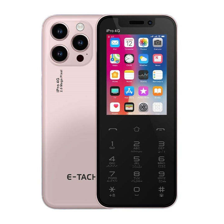 E Tachi iPro 4G - 2GB RAM 16GB ROM - 2.8" Touch Screen - 4200mAh Battery - E-Tachi iPro 4G - Google Play Store - Google Maps - Type 4G LTE Wifi Bluetooth Hotspot Video Calling Box Pack 1 Year Warranty