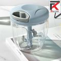 Manual Speedy Chopper | Manual Hand Pull Chopper | Large Speedy Chopper 5 Blades 900ml | Vegetable Cutter and Slicer | Multifunctional Food Processor. 
