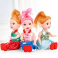 4 pes plastic tiny dolls-4 Pcs Set - Soft Mini Princess Doll Toys For Girls - 4 Inch - Colorful Hair and Clothing Fancy Dress Dolls Toy For Kids Boys and Girls. 