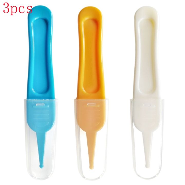 %E3%80%90HOT%E3%80%91%201/2/3/4Pcs%20New%20Baby%20Safety%20Tweezers%20Plastic%20Tweezers%20Ear%20Nose%20Clean%20Nose%20Ears%20Dirty%20Baby%20Care%20-%20Image%202